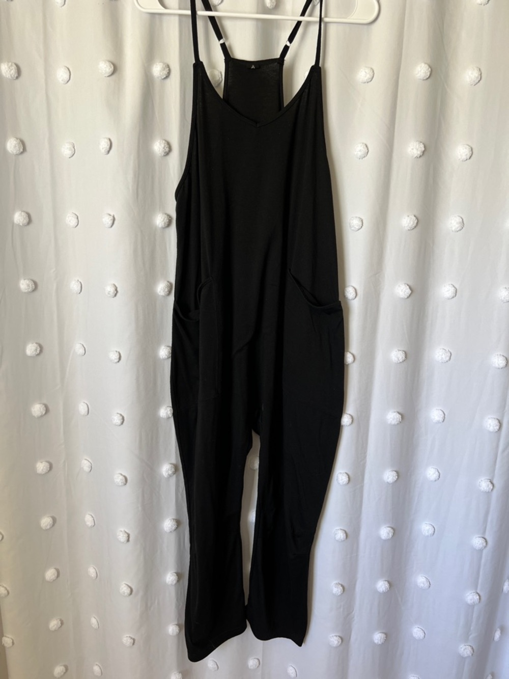 Black Women's Jumpsuit with Pockets